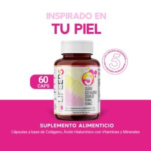 Ácido Hialurónico, Colágeno Hidrolizado, Vitamina E, Vitamina C, Coenzima