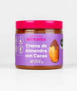 Morama, Crema de Almendra con Cacao sin Gluten, 200 gramos